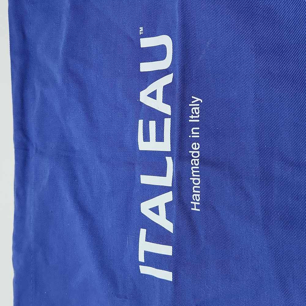 Italeau Large Storage Bag Blue 13"x 13" Drawstring Travel Dust Cover